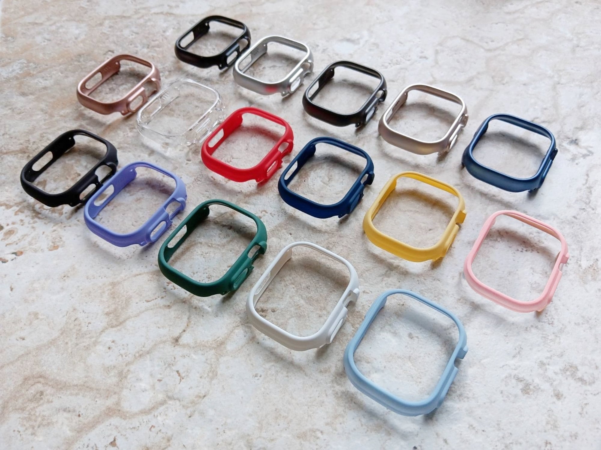 Apple Watch Case Bezel Cover for Ultra 2 and 1 49mm Hard Edge Protective Lightweight Shockproof Ultra Thin Scratch Resistant Bumper Frame